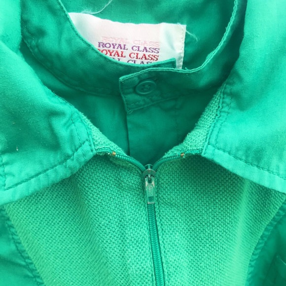 green zipper/button up quarter zip - Picture 5 of 5